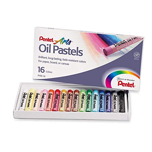 Pentel Oil Pastel Set 16 color -New Piece PE-PHN-16AM