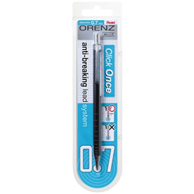 Pentel Mechanical Pencil Orenz 0.7 mm Black Bls 1 Piece PE-XPP507-AX