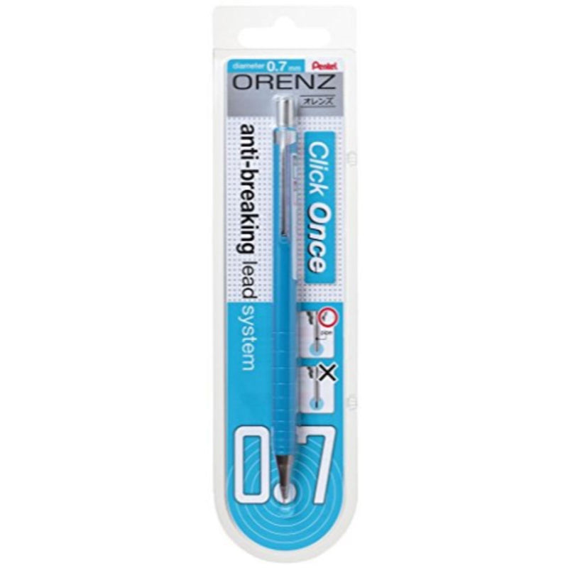 Pentel Mechanical Pencil Orenz 0.7 mm Light Blue Bls 1 Piece PE-XPP507-SX