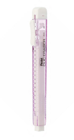 Pentel Eraser Clic ZE81 Transparent Violet PE-ZE81V-W