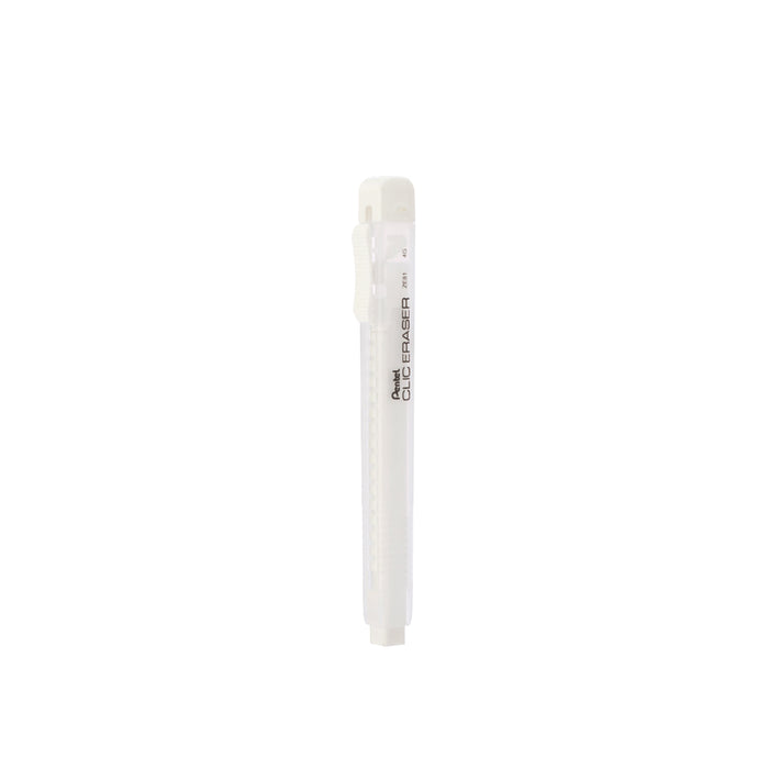 Pentel Eraser Clic ZE81 Clear White PE-ZE81W-W