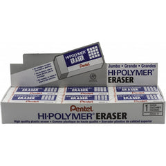 Pentel Eraser Hi-Polymer XL Box 12 Piece PE-ZEH-20