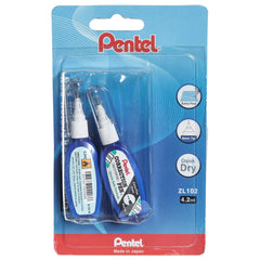 Pentel Correction ZL102 Xtra Fine 2 Piece PE-ZL102-02