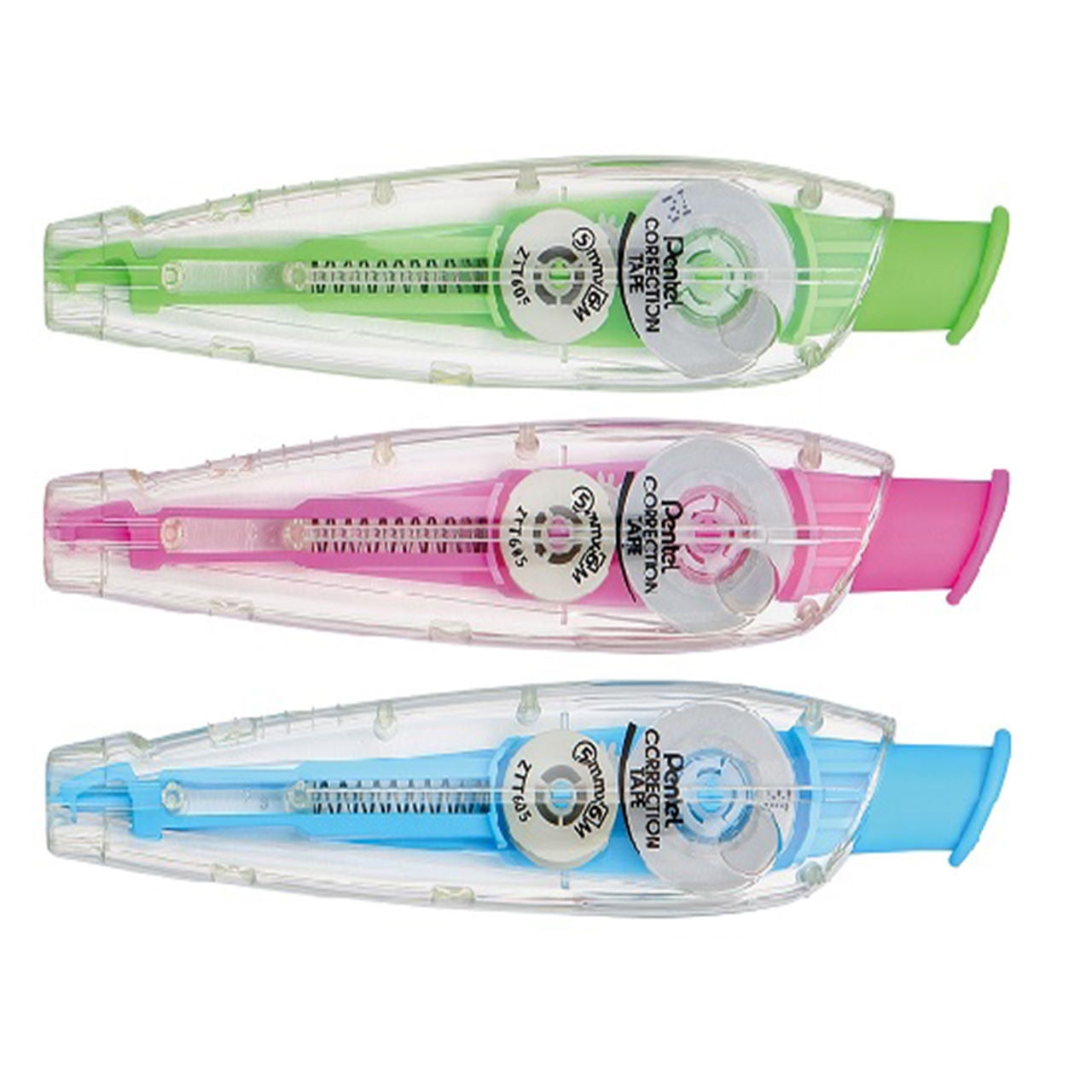 Pentel correction tape 5 mm x 6m Retractable 24 Piece- Packet PE-ZTT605P-WE