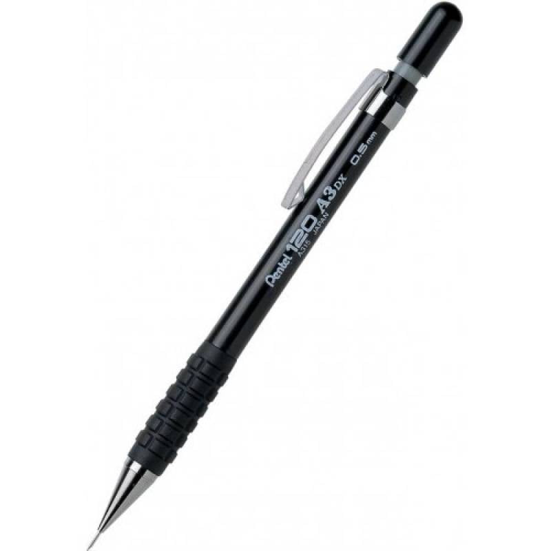 Pentel Mechanical Pencil 120 A3 0.5 mm Black PE-A315-A