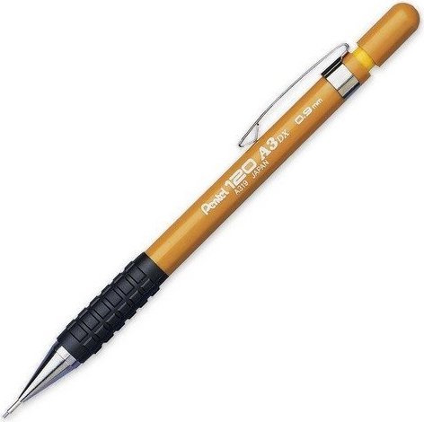 Pentel Mechanical Pencil 120 A3 0.9 mm Yellow PE-A319-Y
