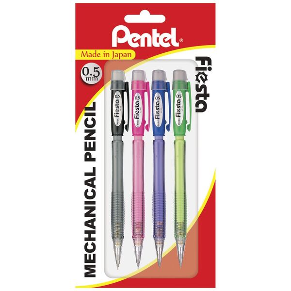 Pentel Mechanical Pencil Fiesta 0.5 mm Bls 2 Piece PE-AX105C2P