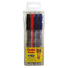 Pentel Mechanical Pencil Fiesta 0.7 mm Wallet 4 Piece PE-AX107-04