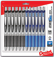 Pentel Energel Retractable 0.7 mm Blue and Black PE-BL77-02AC