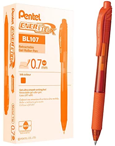 Pentel ENERGELX 0.7 mm BL107 ORANGE PE-BL107-FH