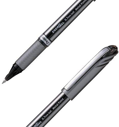 Pentel Energel Roller Metal Tip 0.7 mm Black-1 Piece PE-BL27-01A