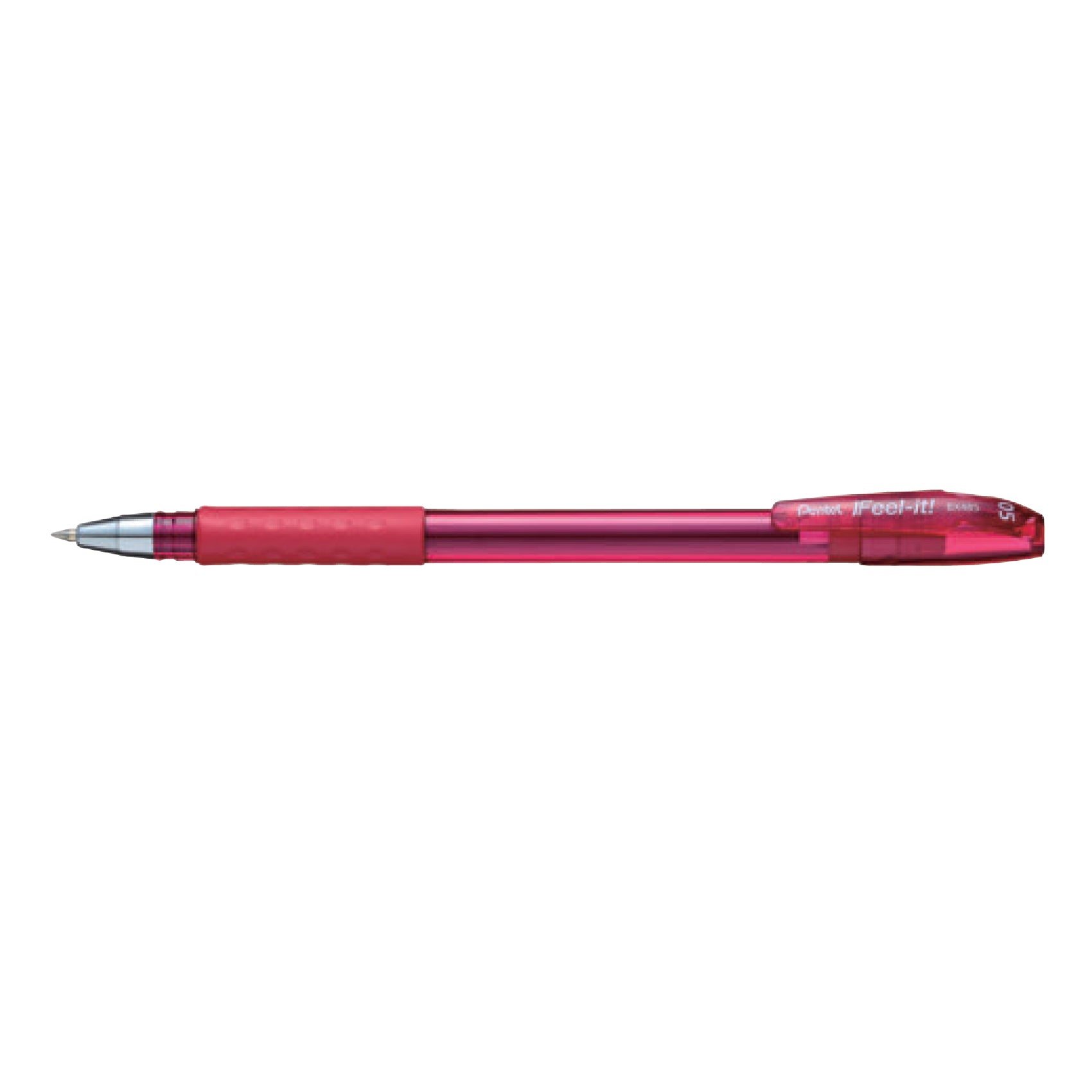 Pentel Ballpoint Pen Feel It E.Fine 0.5mm Red