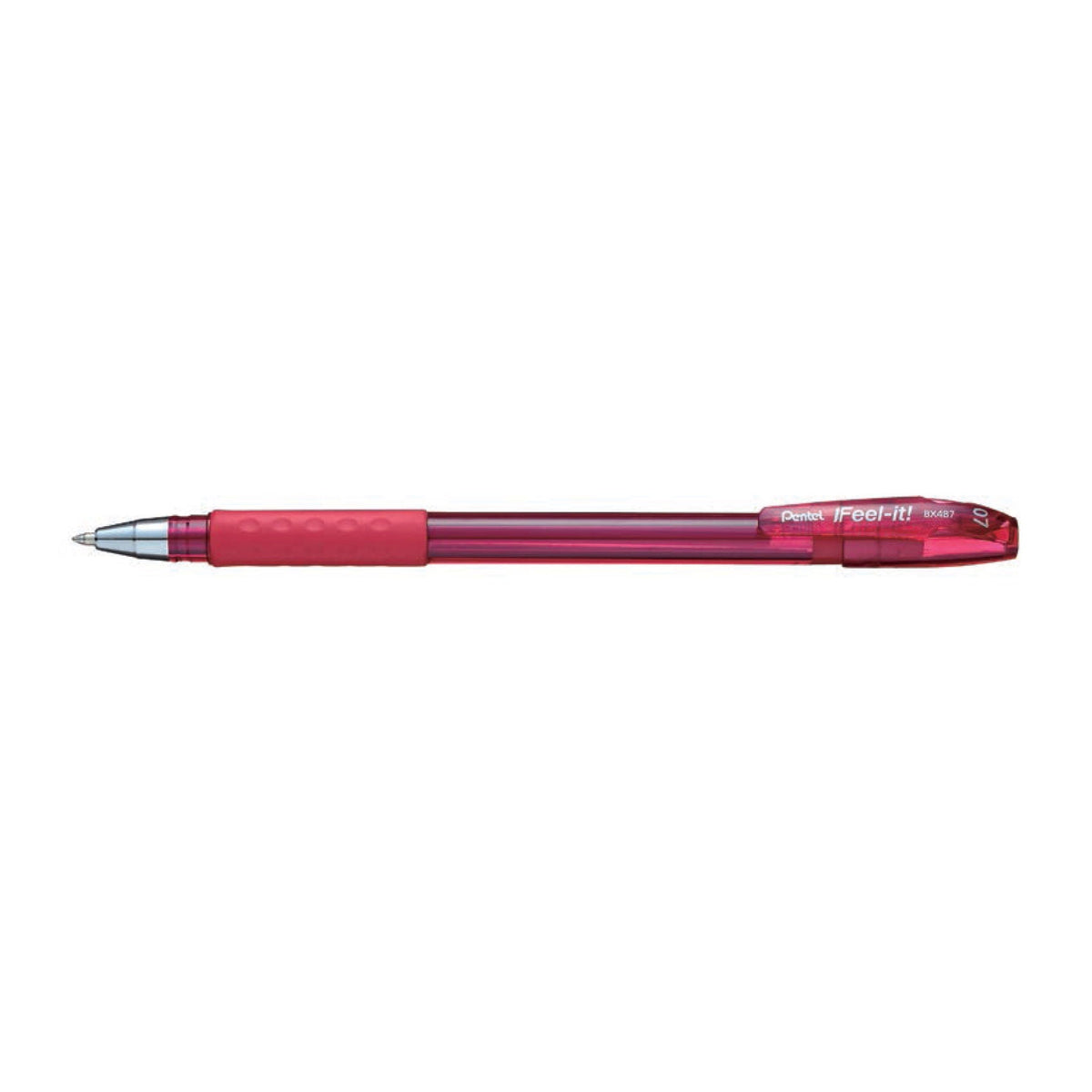 Pentel Ballpoint Pen Feel It Fine 0.7mm Red
