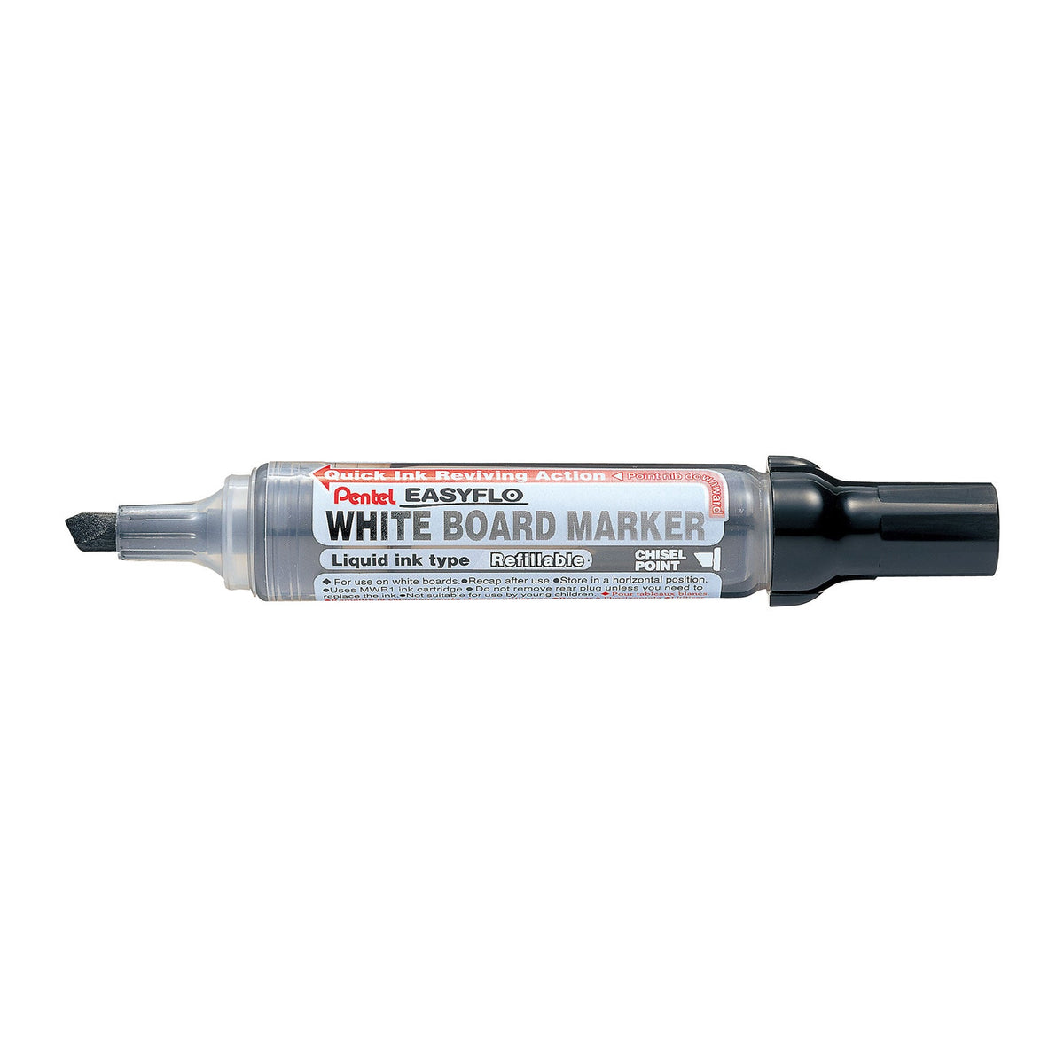 Pentel Easyflo Refillable WB Marker Chl BK