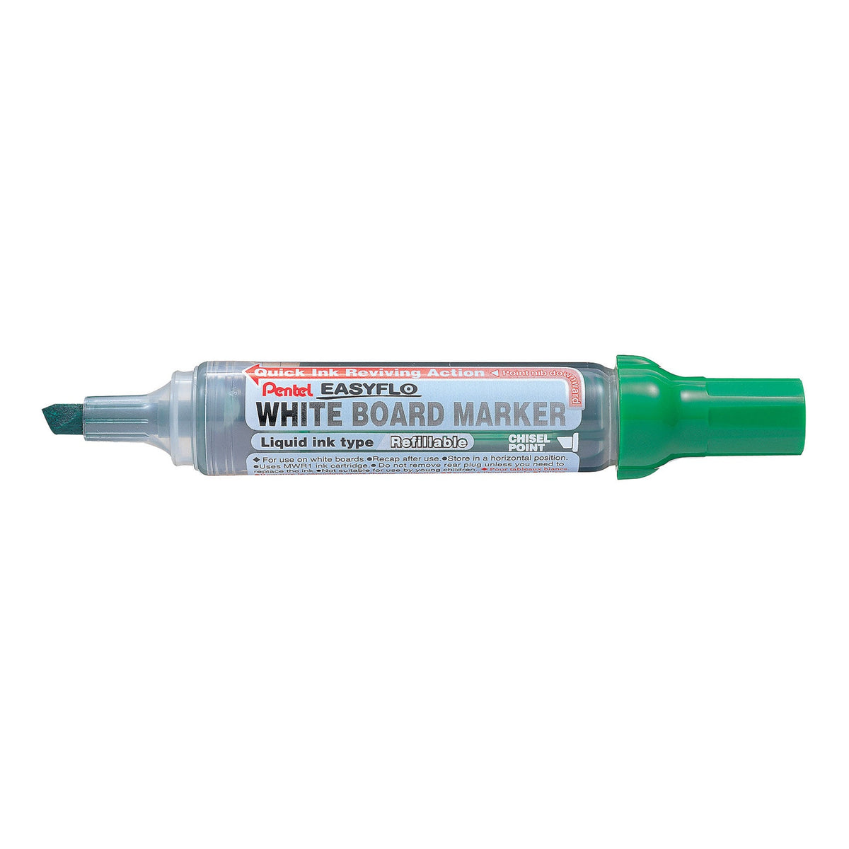 Pentel Easyflo Refillable WB Marker Chl GN