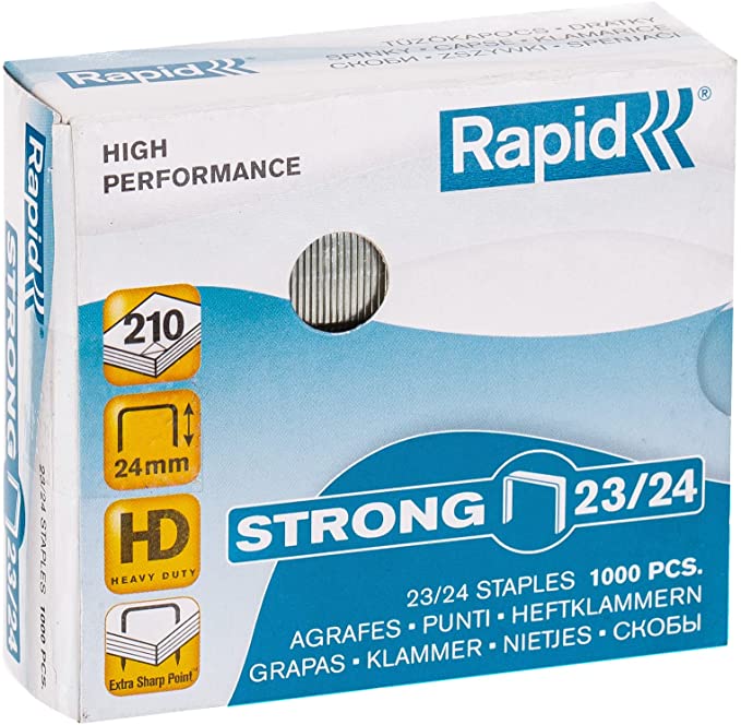 Rapid Heavy duty Strong Staples 170-210 Sheet RD-S23/24-1M-ST