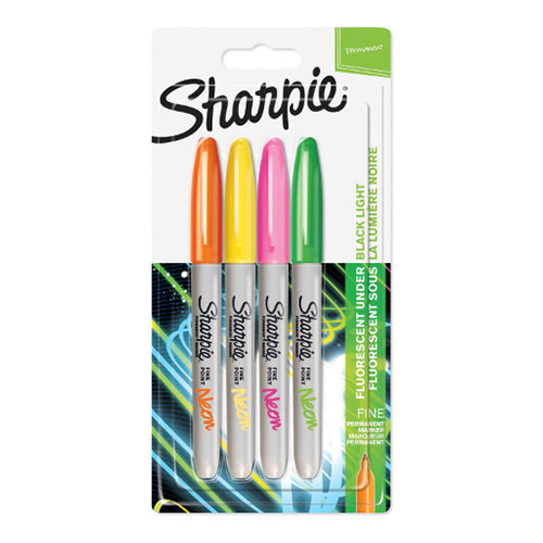 Sharpie Permanent Marker Neon 4 Colors SP-1985855