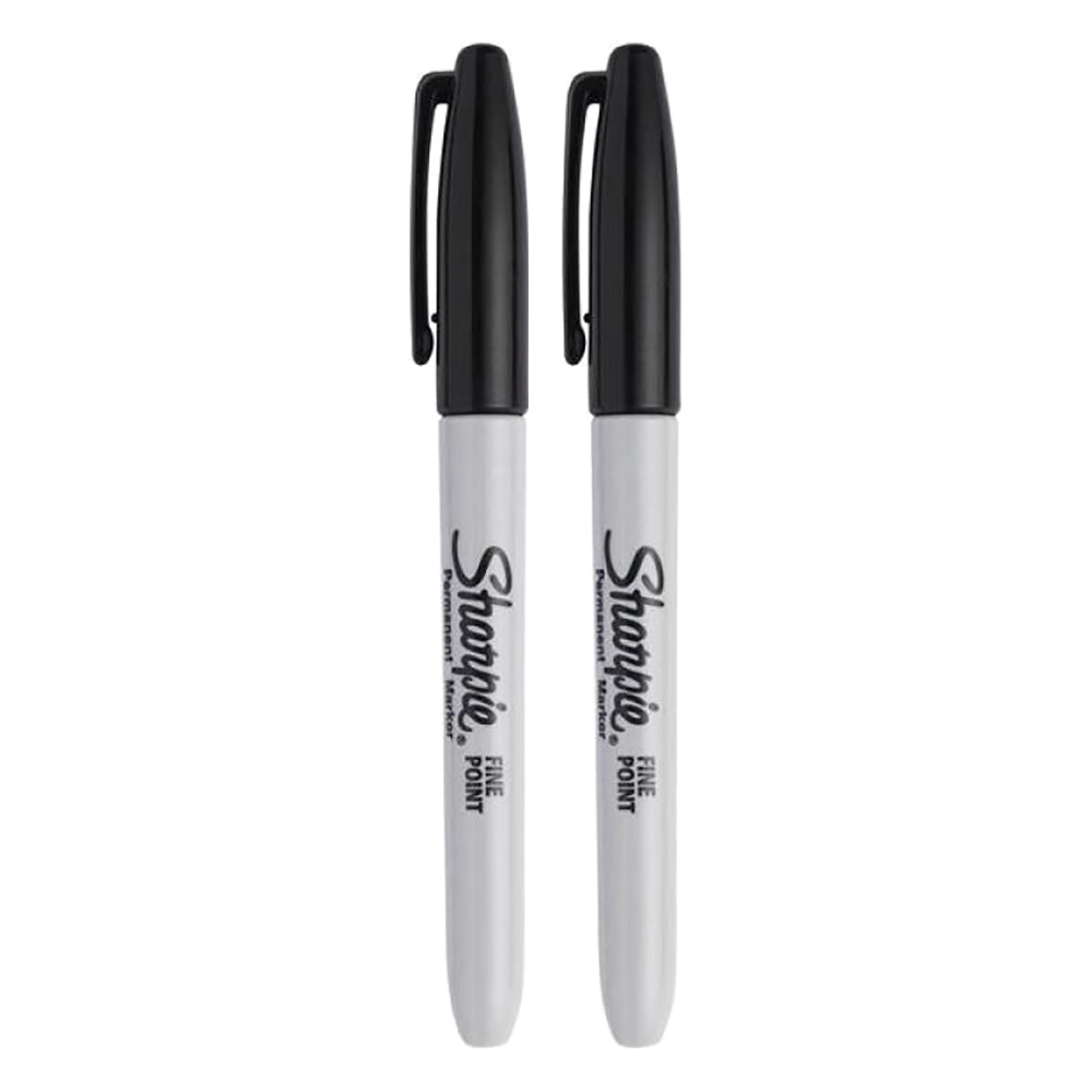 Sharpie Permanent Marker Fine BK 2Pcs SP-1985860