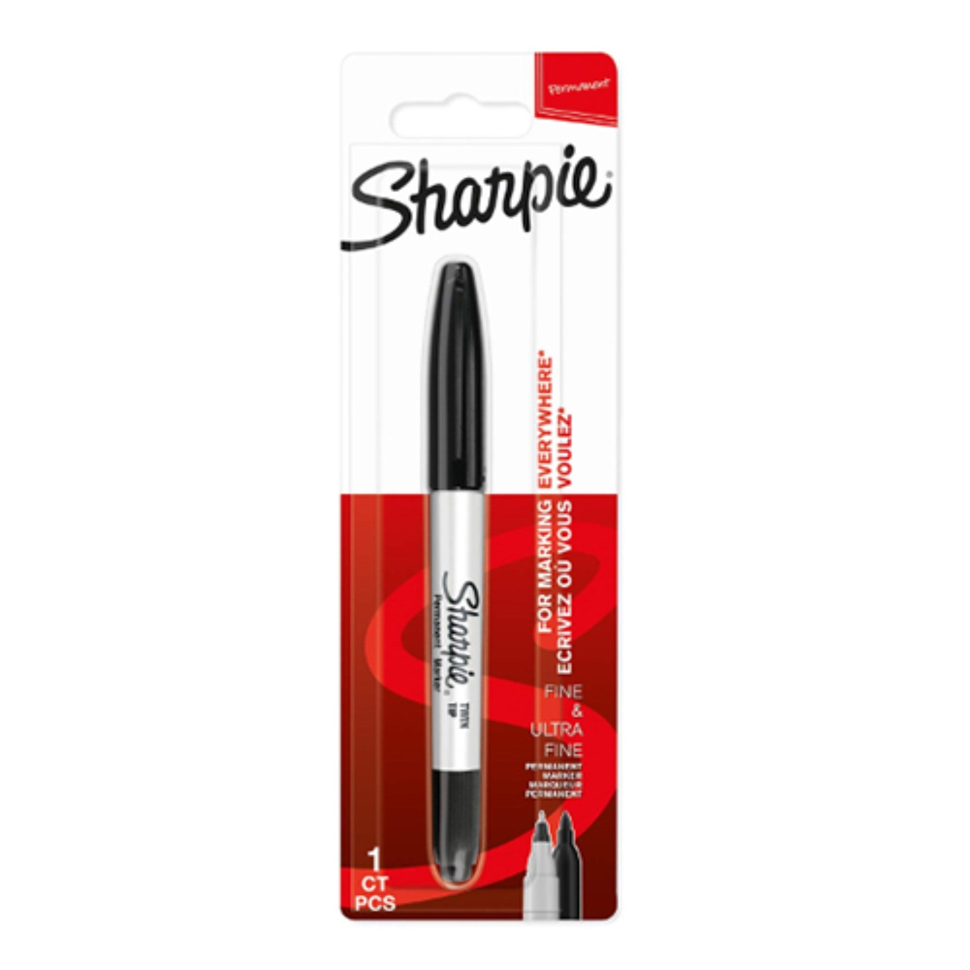 Sharpie Permanent Marker TwinTip BK 1Pcs SP-1985877