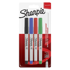 Sharpie Permanent Marker Ultra Fine 4 Colorss SP-1985879