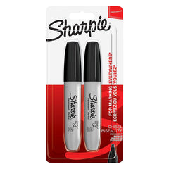 Sharpie Permanent Marker Chisel BK 2Pcs SP-1986195