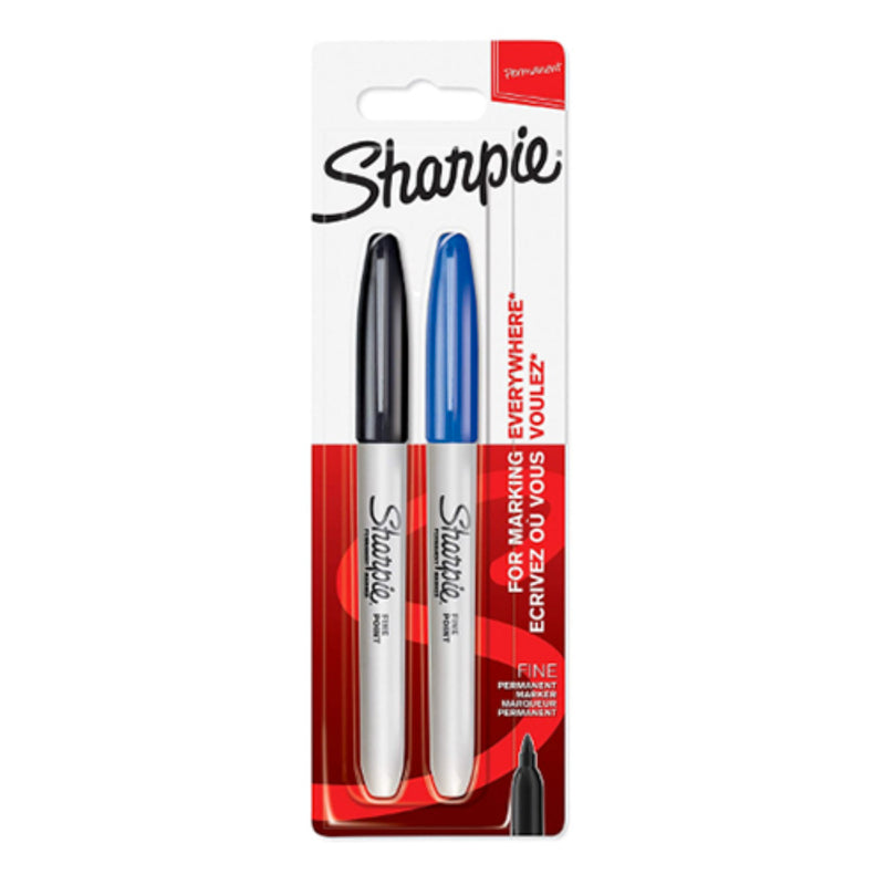Sharpie Permanent Marker Fine BE & BK 2Pcs SP-1986444