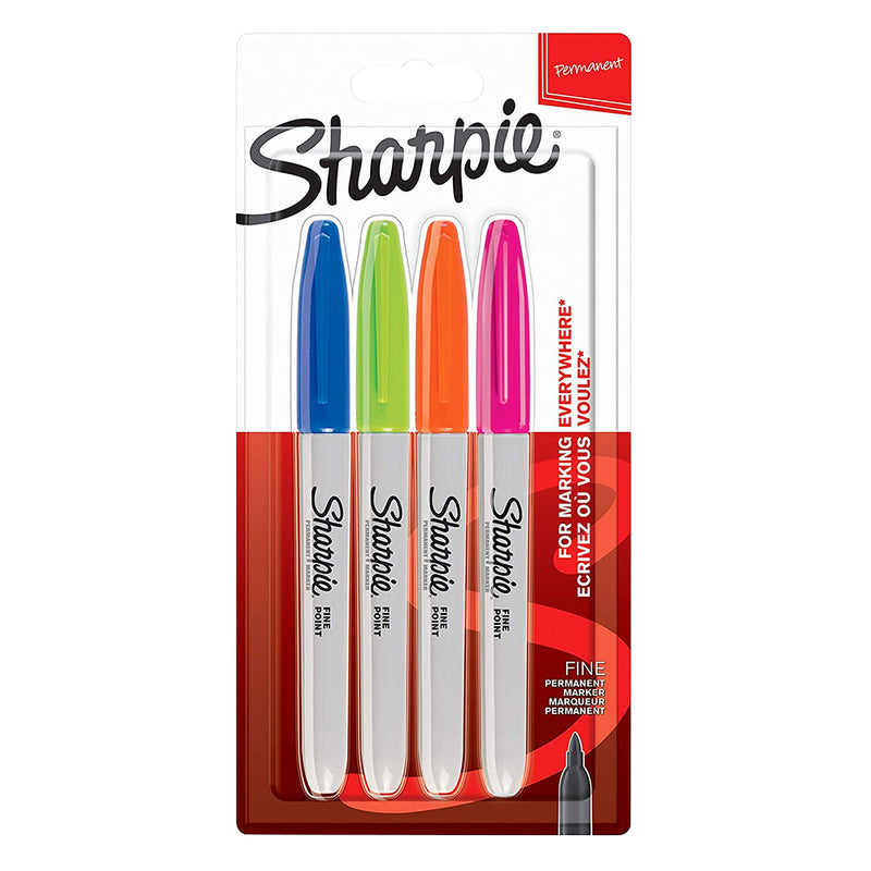 Sharpie Permanent Marker Fine Fun 4 Colors SP-2065403