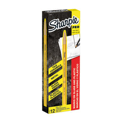 Sharpie China Marker Bullet YW Bx=12Pcs