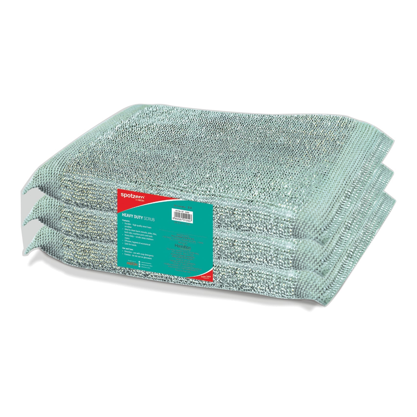 Spotzero Heavy Duty Scrub Pac=3pcs