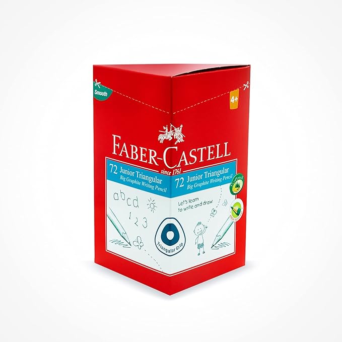 FC JUNIOR TRIANGULAR GRAPHITE PENCIL 2B 72PC