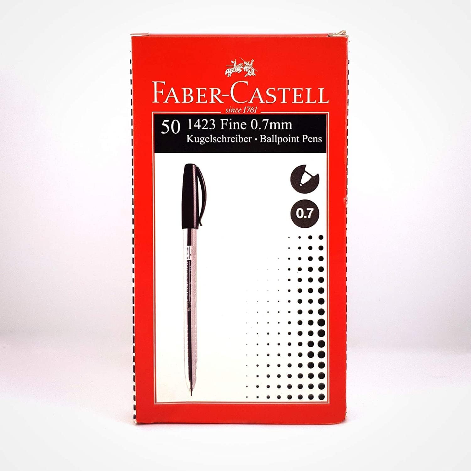 FABER CASTELL 1423 BP 0.7MM BOX OF 50PC BLACK