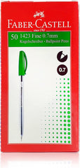 FABER CASTELL 1423 BP 0.7MM BOX OF 50PC GREEN