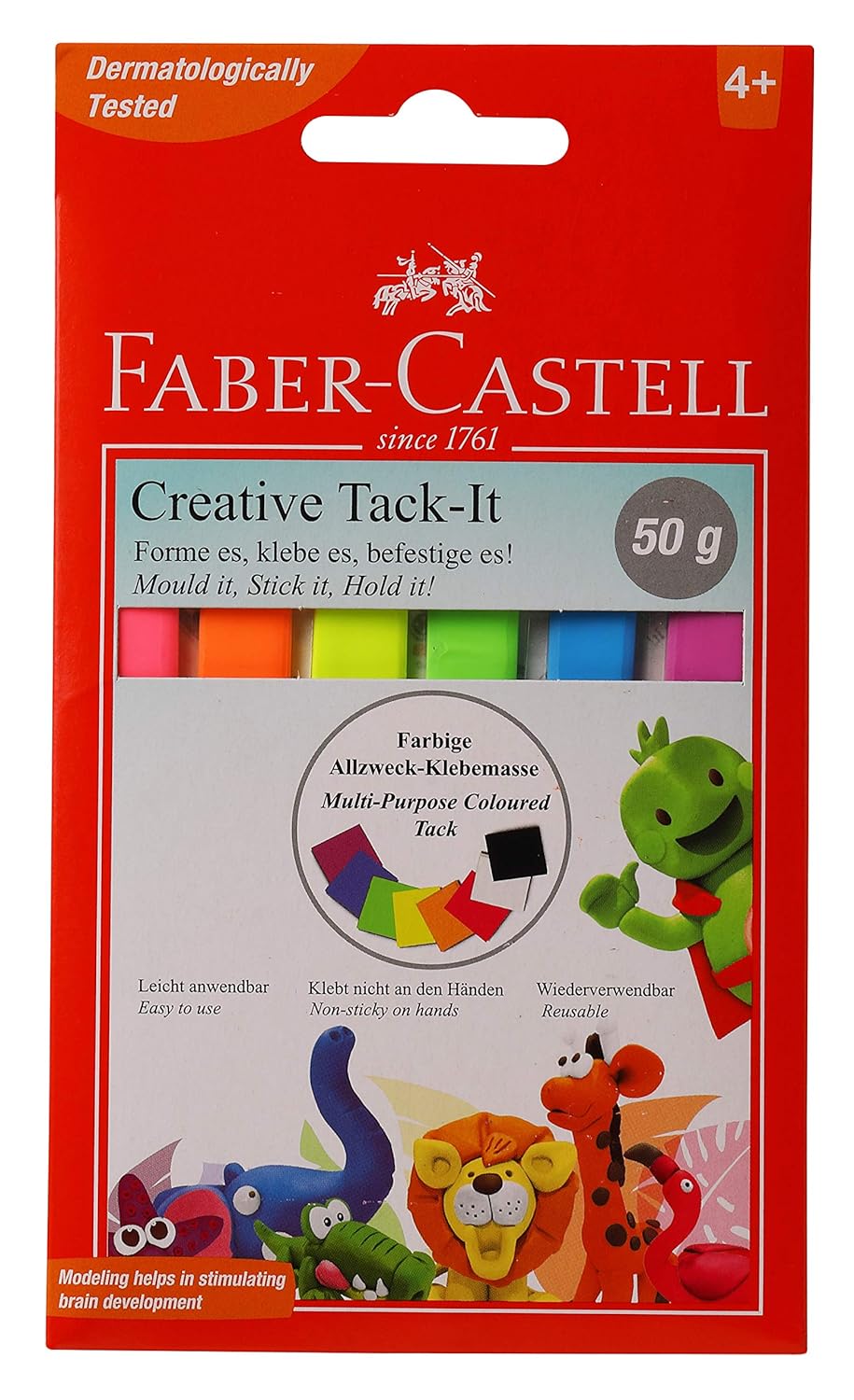 FABER CASTELL REUSABLE ADHESIVE TACK-IT 50GM