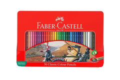 FABER CASTELL CLASSIC COLOUR PENCILS 36 COLOUR FT