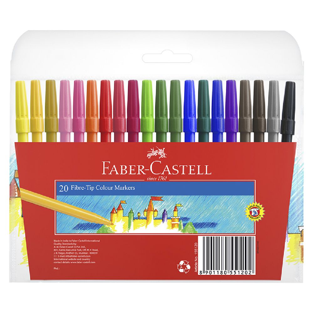 FABER CASTELL FELT PEN 20 COLOR