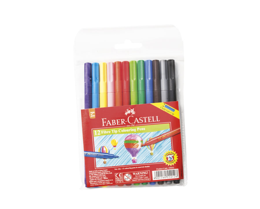 FABER CASTELL COLOR BODY FELT PEN 12 COLOR