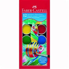 FABER CASTELL WATERCOLORS 8 COLOR 24MM