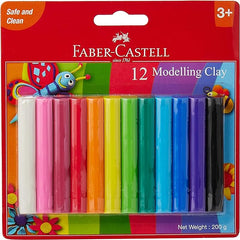 FABER CASTELL MODELLING CLAY 200GM (12X16.5GM)