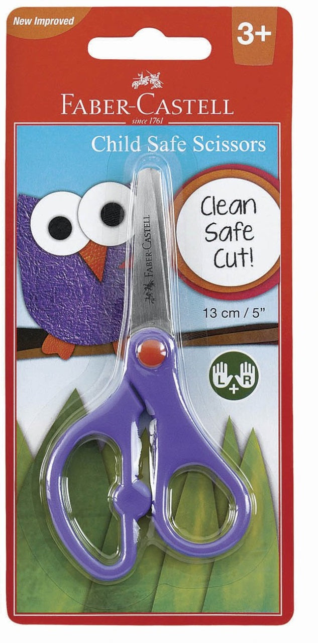 FABER CASTELL STUDENT SCISSORS 3PC 5\\\"