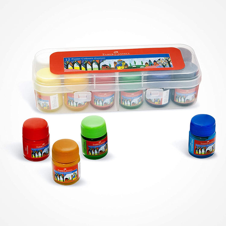 FABER CASTELL POSTER COLORS 12X10ML