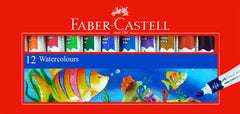 FABER CASTELL STUDENTS WATERCOLOR TUBE 12 COLOR