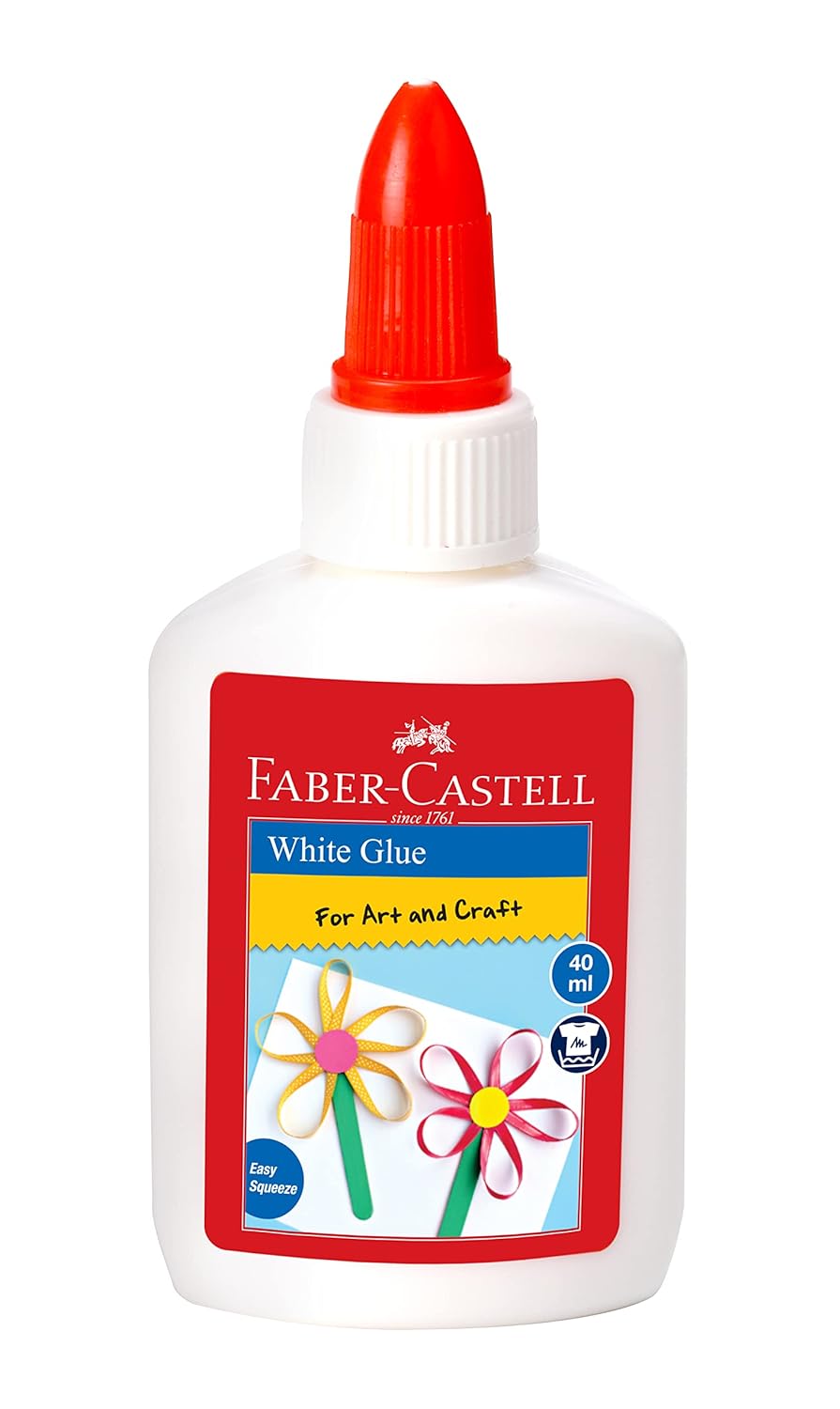 FABER CASTELL WHITE GLUE IN A 40ML BOTTLE