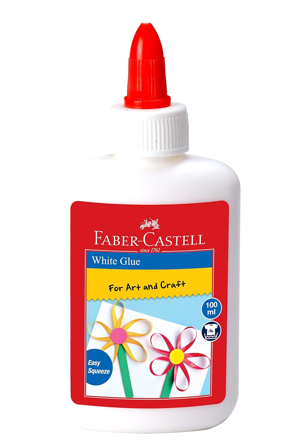 FABER CASTELL WHITE GLUE IN A 100ML BOTTLE