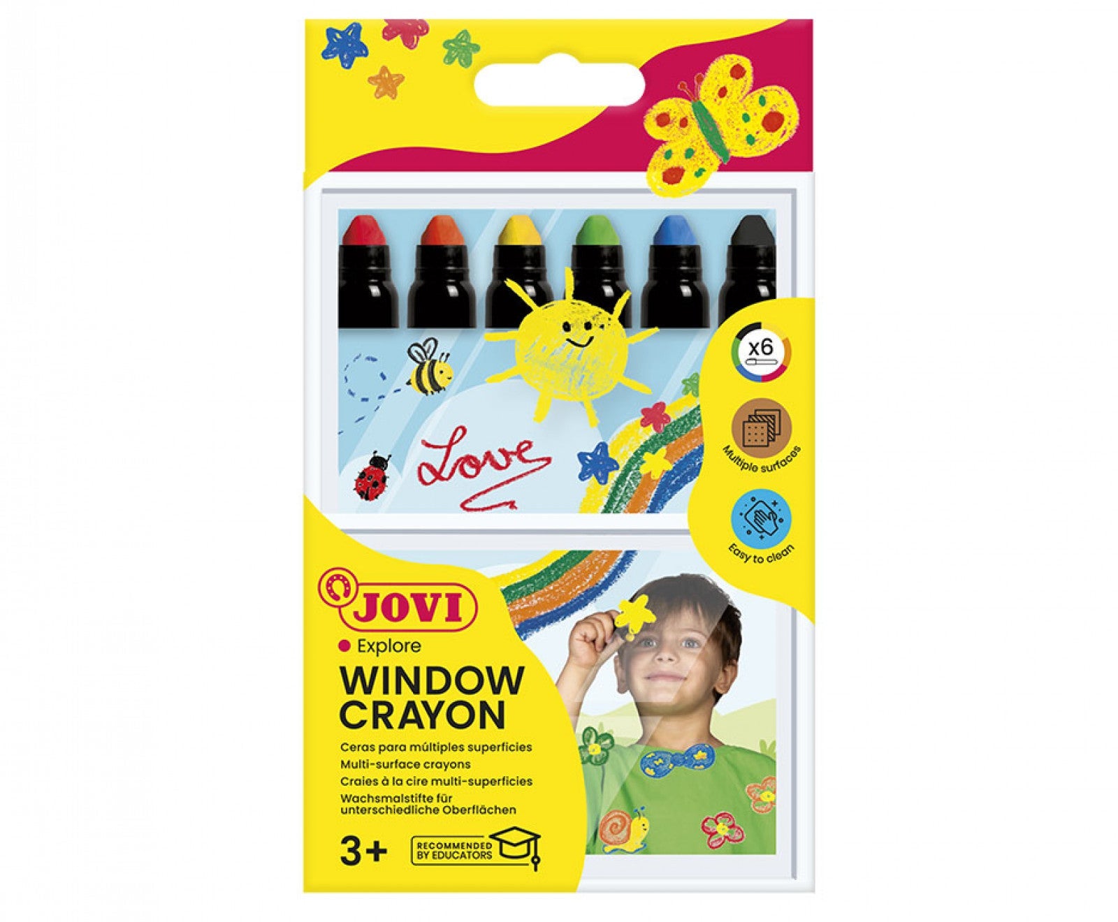 JOVI DECOR GLASS WAX MARKER ASSORTED COLORS