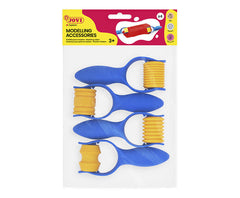 JOVI BAG WITH 4 CLAY PATTERN ROLLERS