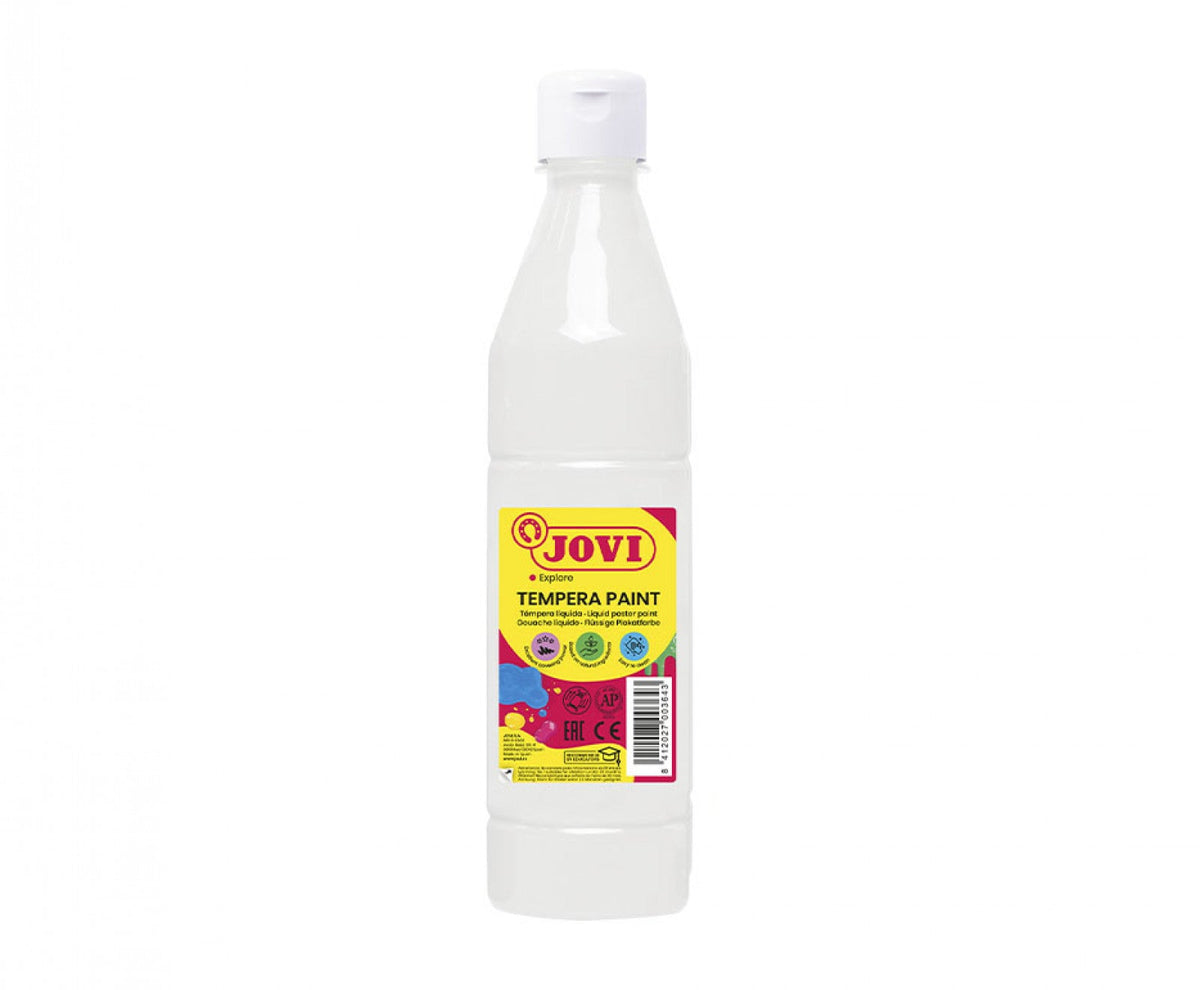 JOVI LIQUID POSTER PAINT BOTTLE 500ML WHITE