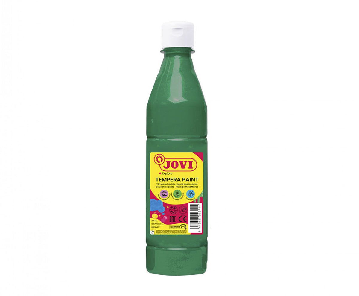 JOVI LIQUID POSTER PAINT BOTTLE 500ML DARK GREEN