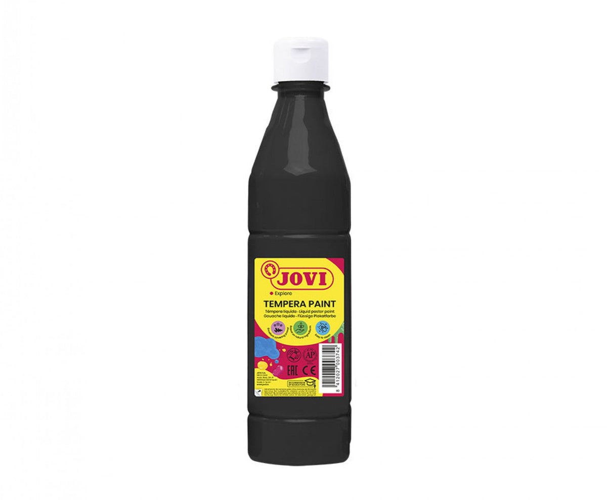 JOVI LIQUID POSTER PAINT BOTTLE 500ML BLACK