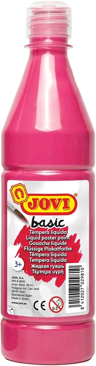 JOVI BASIC LIQUID POSTER PAINT BOTTLE 500ML MEGENTA