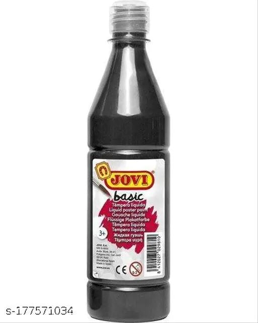 JOVI BASIC LIQUID POSTER PAINT BOTTLE 500ML BLACK
